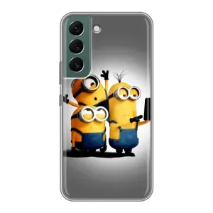 Чехол с принтом «Три миньона» для Samsung Galaxy S22