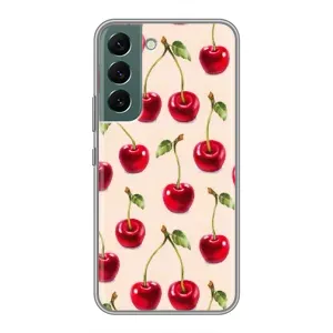 Чохол з принтом «Черешня» для Samsung Galaxy S22