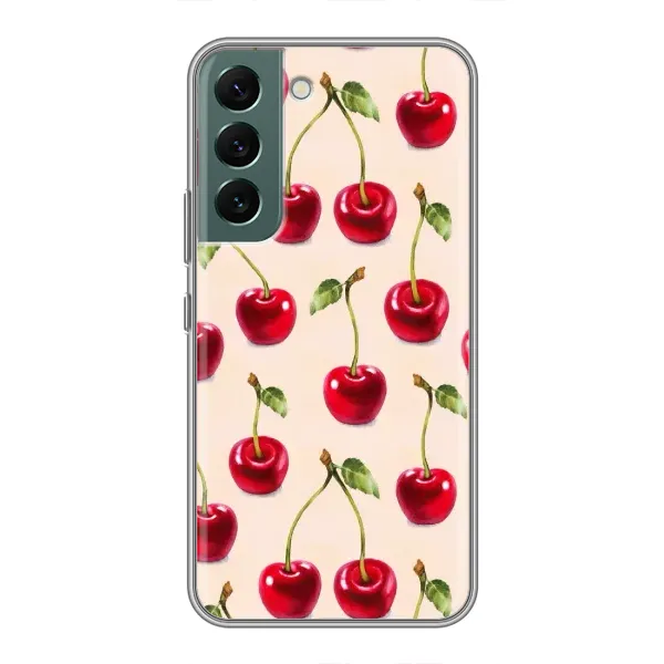 Чохол з принтом «Черешня» для Samsung Galaxy S22 Чохол з принтом «Черешня» для Samsung Galaxy S22