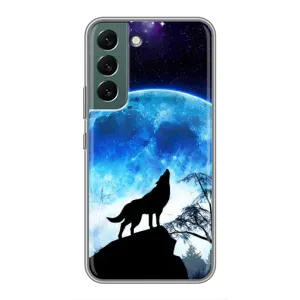 Чехол с принтом «Волк на луну» для Samsung Galaxy S22