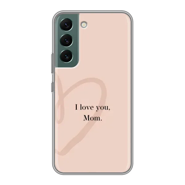 Чохол з принтом «Серце мамі» для Samsung Galaxy S22 Чохол з принтом «Серце мамі» для Samsung Galaxy S22