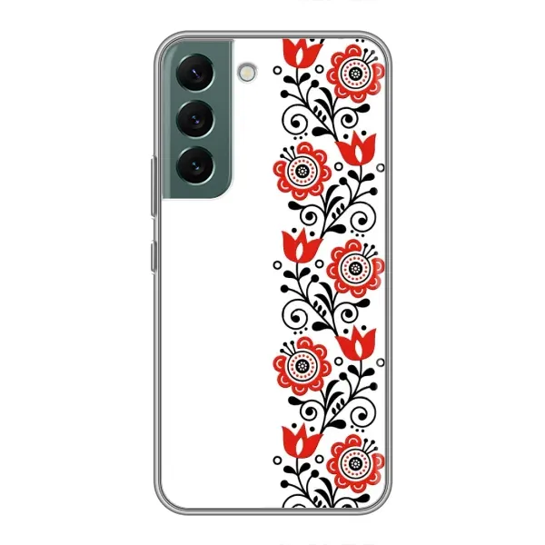Чехол с принтом «Яркая вишиванка» для Samsung Galaxy S22