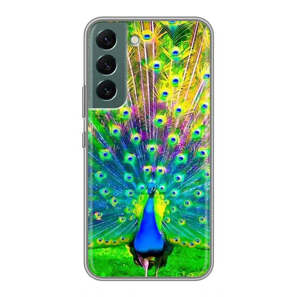 Чохол з принтом «Яскравий Павлин» для Samsung Galaxy S22 Чохол з принтом «Яскравий Павлин» для Samsung Galaxy S22