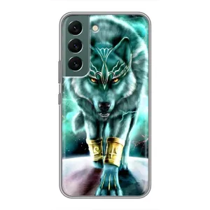 Защитные чехлы для Самсунг S22 (AlphaPrint) (ХИТ продаж) ВОЛК
