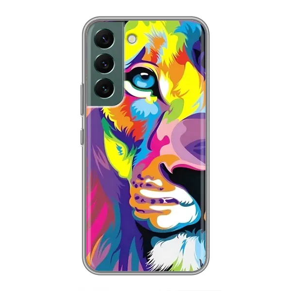 Чохол з принтом «Яскравий Лев» для Samsung Galaxy S22