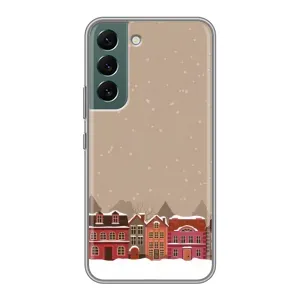 Новорічні, Святкові Чохли для Samsung Galaxy S22 - 2024 год (Зимове місто)