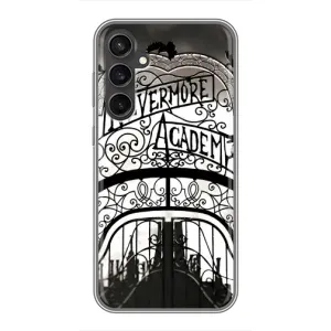 Чохол з дизайном Венздей 2 на Samsung Galaxy S23 FE (Ворота Академії Невермор)