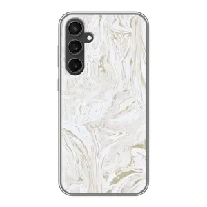 Мраморний чехол на Samsung Galaxy S23 FE (VPrint) (Білий мрамор)