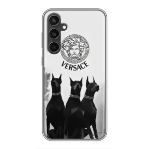 Чохли VERSACE для Samsung Galaxy S23 FE (PREMIUMPrint) (Доберман Версаче)