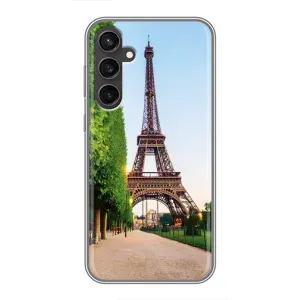 Чохол Ейфелева Вежа Samsung Galaxy S23 FE - (AlphaPrint) (Дорога до Парижу)
