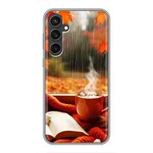 Чохол з унікальним дизайном 'Осінь з кавою' для Samsung Galaxy S23 FE (Кава і дощ)