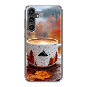Чохол з унікальним дизайном 'Осінь з кавою' для Samsung Galaxy S23 FE (Кава на природі)