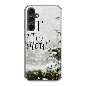 Новорічні, Святкові Чохли для Samsung Galaxy S23 FE - 2024 год (Let it snow)