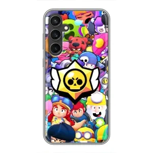 Чехол для Samsung Galaxy S23 FE Бравл Старс (VPrint) (Лого Brawl Stars)