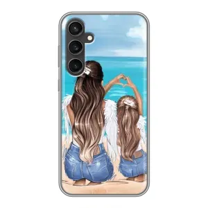 Чохол з друком для Samsung Galaxy S23 FE - (Мама з дитинкою) (AlphaPrint) (Мама з донькою)