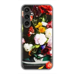 Бренднові Чохли для Samsung Galaxy S23 FE - (PREMIUMPrint) (Nike цветы)
