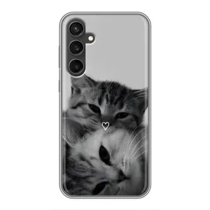 Чохол з малюнком кіт на Samsung Galaxy S23 FE (Пара котів)