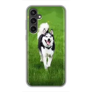 Чохол з Хаскі Samsung Galaxy S23 FE - (AlphaPrint) (Радісний Хаскі)