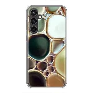 Мраморний чехол на Samsung Galaxy S23 FE (VPrint) (Радужний Мрамор)