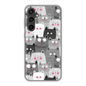 Чохли з Котиками для Samsung Galaxy S23 FE (VPrint) (Мальовані котики)