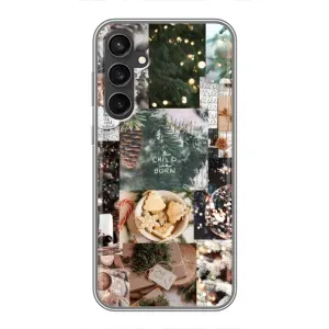 Різдвяні, Святкові Чохли для Samsung Galaxy S23 FE (Різдвяний колаж)