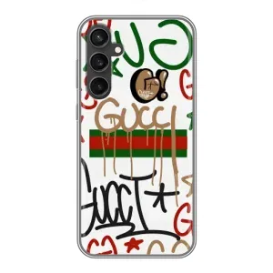 Бренднові Чохли для Samsung Galaxy S23 FE - (PREMIUMPrint) (Стиль GUUCI)