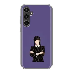 Чохли Венсдей на Samsung Galaxy S23 FE Уенсдей (AlphaPrint) (Венздей у чорному)