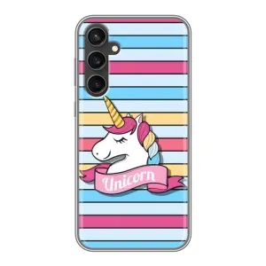 Чехол для Самсунг С23 ФЕ - (Единорожки - Новинки) (AlphaPrint) (Unicorn)