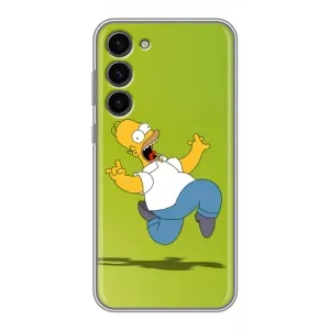 Чjхол з Сімпсонами для Samsung Galaxy S23 Plus (VPrint) (Гомер Сімпсон)