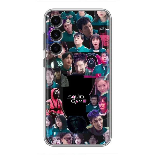 Чохол з принтом «Колаж Гра кальмара» для Samsung Galaxy S23 Plus Чохол з принтом «Колаж Гра кальмара» для Samsung Galaxy S23 Plus
