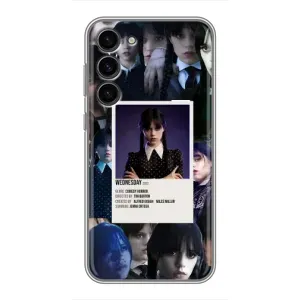Чохли Венсдей на Samsung Galaxy S23 Plus Уенсдей (AlphaPrint) (колаж Венздей)