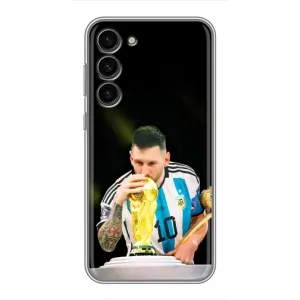 Чехлы для Samsung Galaxy S23 Plus (Leo чемпион) (AlphaPrint) (Кубок Месси)