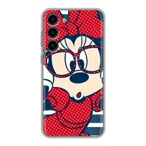 Эксклюзивный чехол для Samsung Galaxy S23 Plus (AlphaPrint - Мультяшные) (Маус в очках)