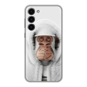 Чехлы с Обезьянами NFT для Samsung Galaxy S23 Plus (AlphaPrint) (обезьяна NFT в тату)