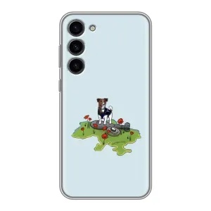 Чохли з картинкою собаки Патрон для Samsung Galaxy S23 Plus (AlphaPrint) (Сапер Пес)