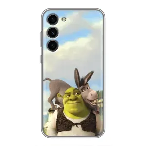 Чохол з мультфільмом Шрек на Samsung Galaxy S23 Plus (Шрек та Осел)