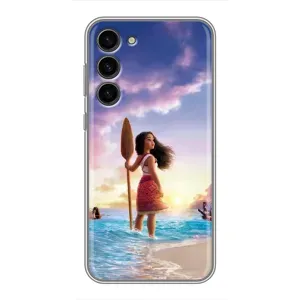 Чохол з мультфільмом Ваяна Samsung Galaxy S23 Plus (Моана з веслом)