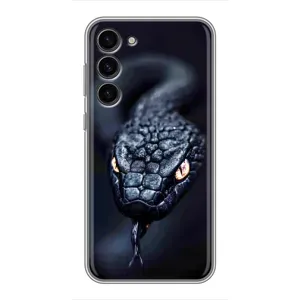 Чохол з картинкою 'Хижаки' для Samsung Galaxy S23 Plus (Чорна змія)
