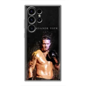 Чохол з картинкою Олександр Усик для Samsung Galaxy S23 Ultra (Боксер Олександр Усик)