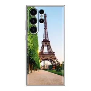 Чохол Ейфелева Вежа Samsung Galaxy S23 Ultra - (AlphaPrint) (Дорога до Парижу)