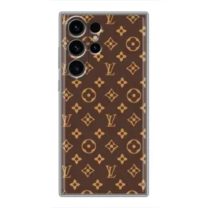 Чохли Луі Вітон для Samsung Galaxy S23 Ultra (AlphaPrint - LOUIS VUITTON) (фон LOUIS VUITTON)