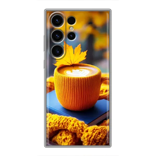 Чехол с принтом «Кофе на желтом пледе» для Samsung Galaxy S23 Ultra Чехол с принтом «Кофе на желтом пледе» для Samsung Galaxy S23 Ultra
