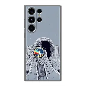 Чохол NASA для Samsung Galaxy S23 Ultra (AlphaPrint) (Космонавт фото)
