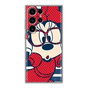 Міккі Маус чохол для Samsung Galaxy S23 Ultra (AlphaPrint - Мультяшні) (Маус в окулярах)