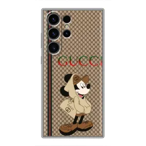 Чехлы ГУЧЧИ для Самсунг С23 Ультра (AlphaPrint) (Mickey GUCCI)