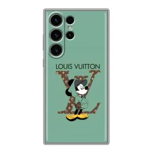 Чохли Луі Вітон для Samsung Galaxy S23 Ultra (AlphaPrint - LOUIS VUITTON) (Міккі Маус LV)