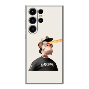 Чехлы с Обезьянами NFT для Samsung Galaxy S23 Ultra (AlphaPrint) (обезьяна NFT в очках)