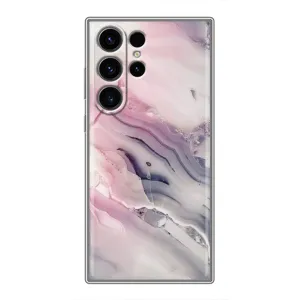 Мраморний чехол на Samsung Galaxy S23 Ultra (VPrint) (Пурпурний Мрамор)
