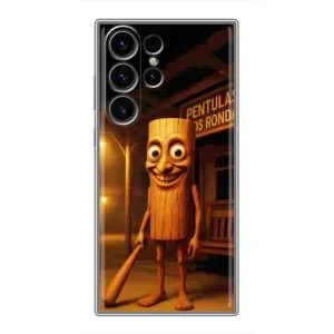 Чехол с мемом Тралалело тралала на Samsung Galaxy S23 Ultra (Тунг тунг сахур)