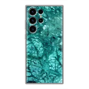 Мраморний чехол на Samsung Galaxy S23 Ultra (VPrint) (Зелений мрамор)